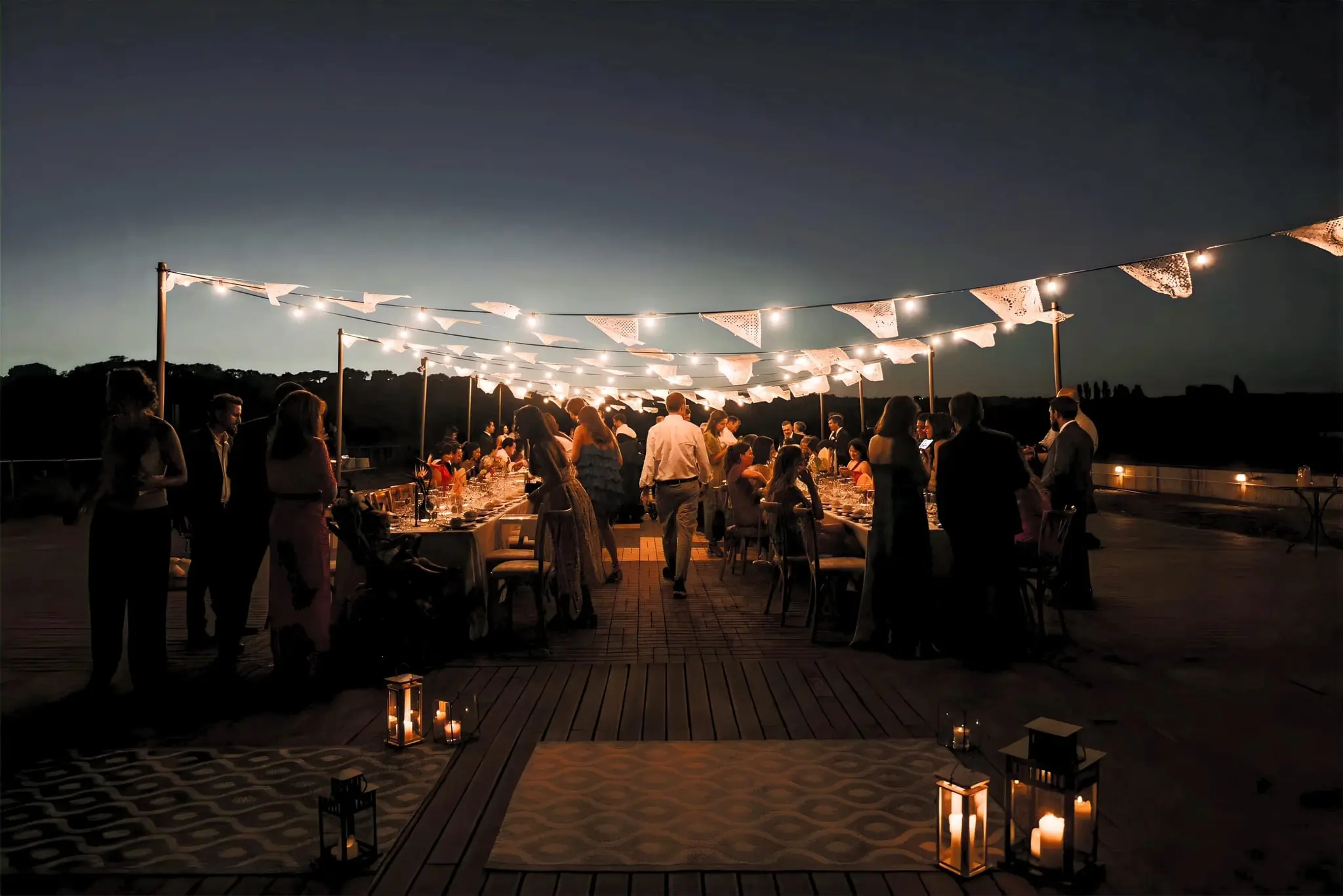 Wedding celebration decorated by Líquen Events in the Alentejo